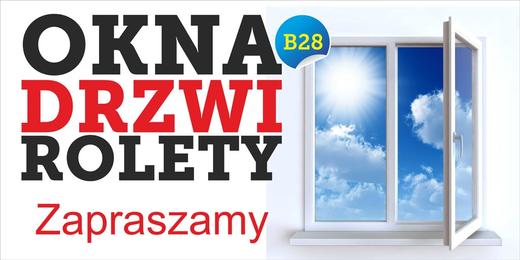 Przykładowa reklama okna drzwi rolety